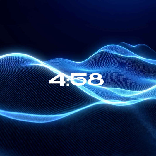 Digital Blue Wave 5 Minute Countdown