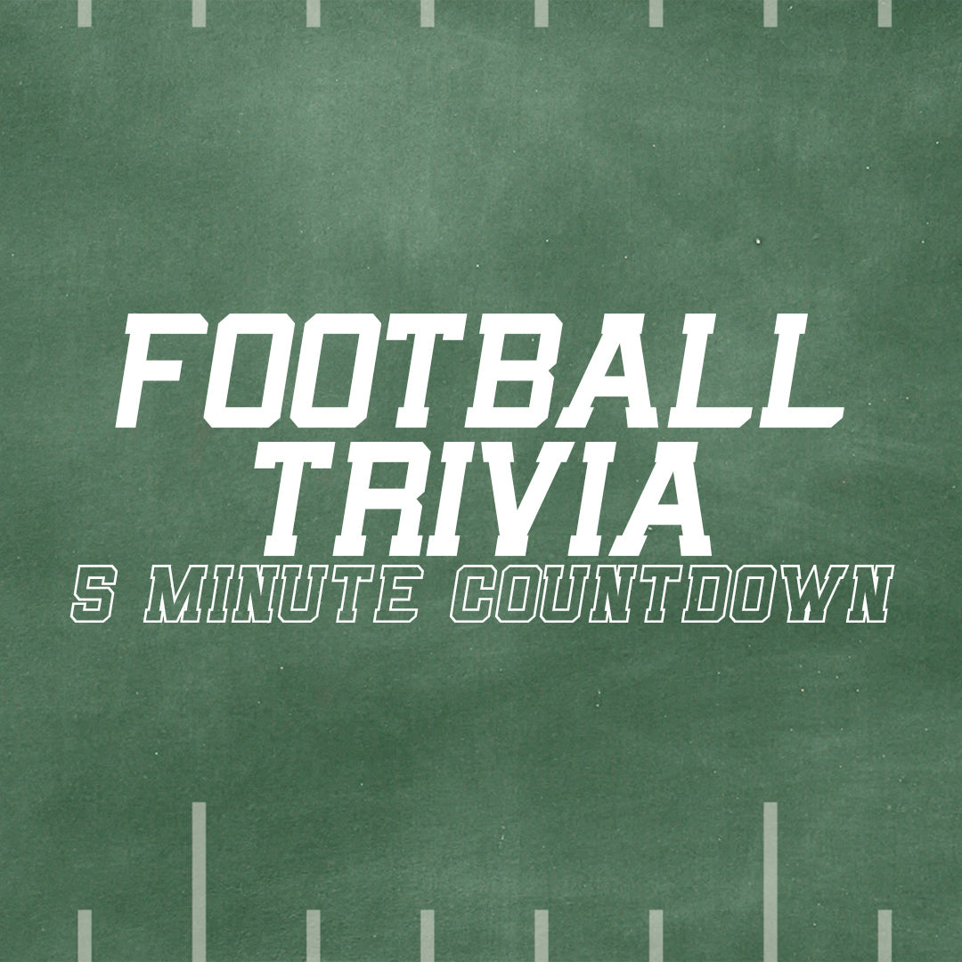 Football Trivia 5 Minute Countdown video