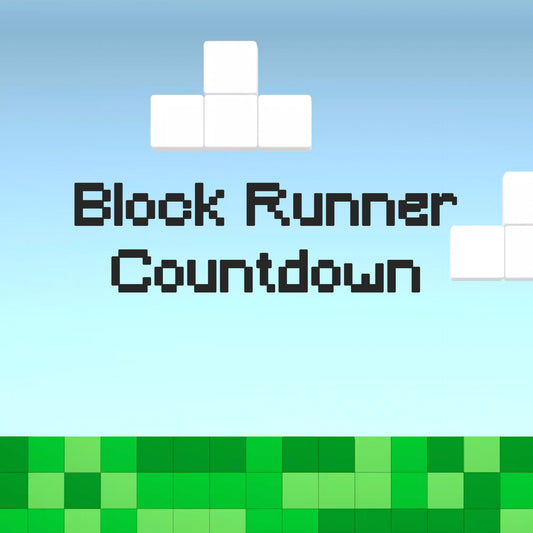 Block Runner 3 minute countdown