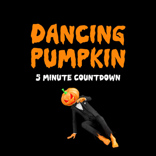 Dancing Pumpkin 5 minute countdown video for Youth Group