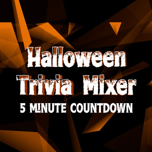 Halloween Trivia Mixer 5 minute countdown video for Youth Group
