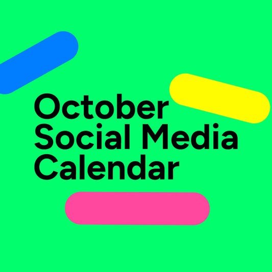 October Social Media Calendar
