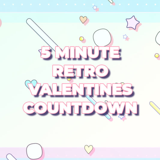 Retro Valentine’s 5-Minute Countdown – Youth Group Pre-Service Video