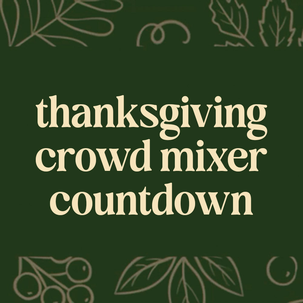 Thanksgiving crowd mixer 5 minute countdown video