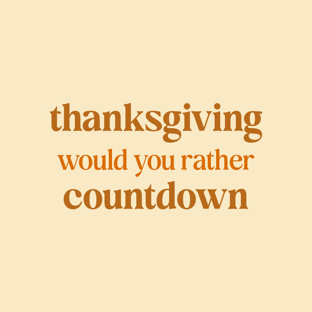 Thanksgiving Would You Rather 5 minute countdown video